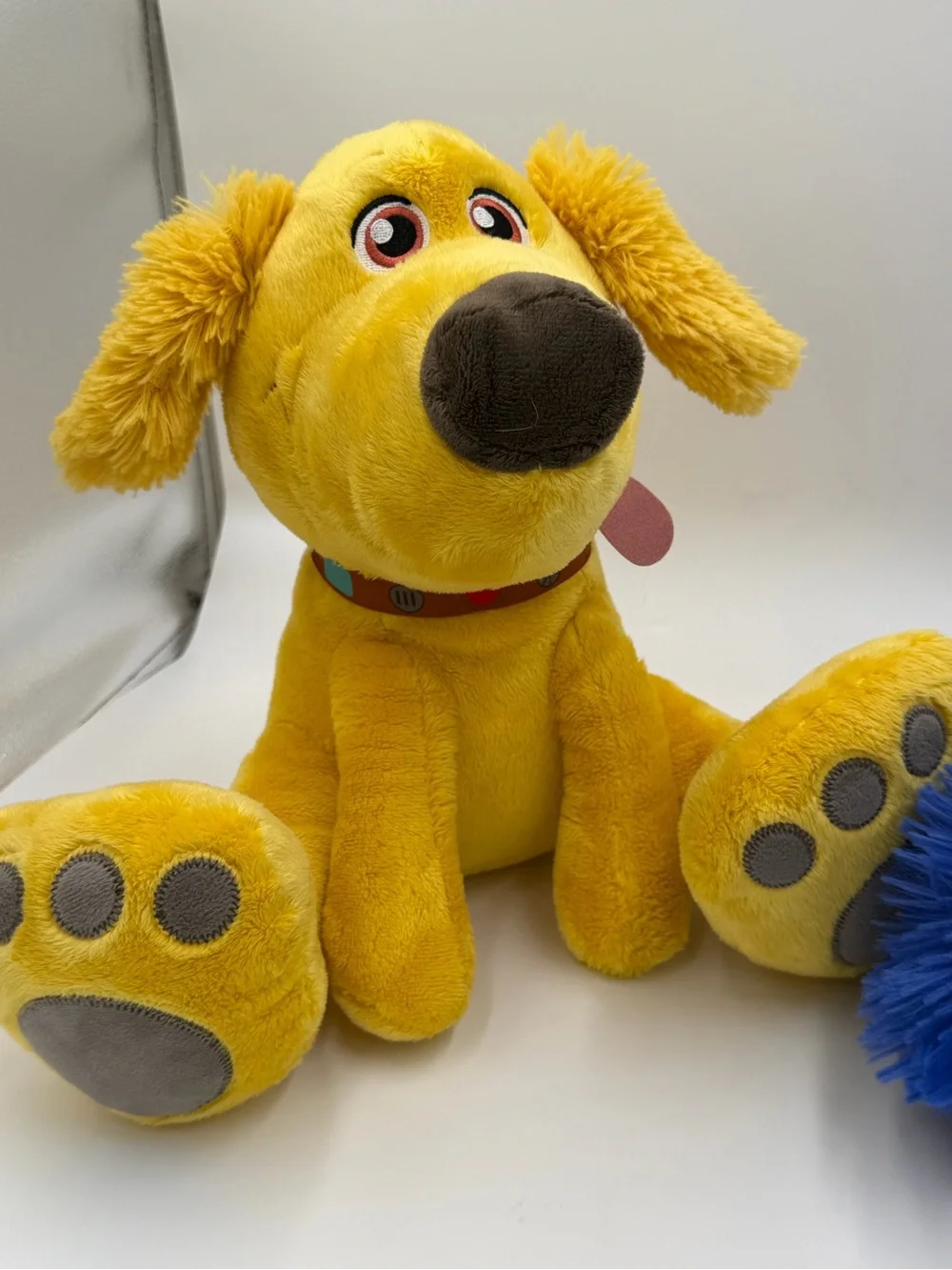 Disney Pixar Up Dug Dog Plush ‎ 12” Yellow Adventure Collar Soft no tag